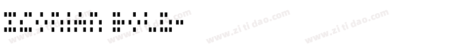 Iconian Bold字体转换